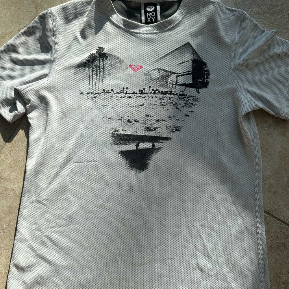 Roxy Gray Graphic Women’s Shirt